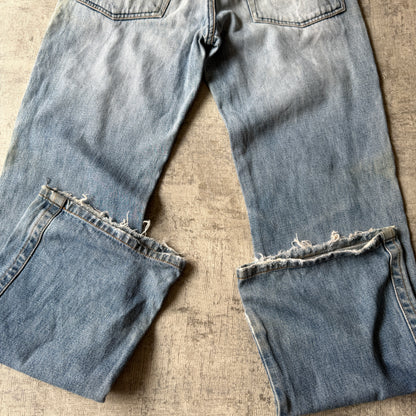 Industrie Mens Jeans Size 30 Light Blue Washed Denim Straight Leg              -C4