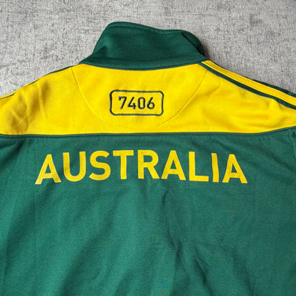 Australia Socceroos Adidas Football World Cup Track Jacket Size M Mens          -G25