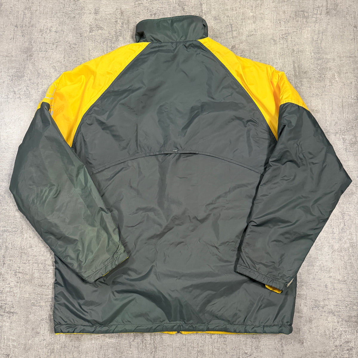 Billabong Reversible Jacket Grey Yellow Two Tone Fits XL Mens Y2K Jacket           -I34