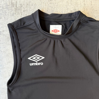 Umbro Womens Athletic Tank Top Size S Black Y2K Singlet           -D42