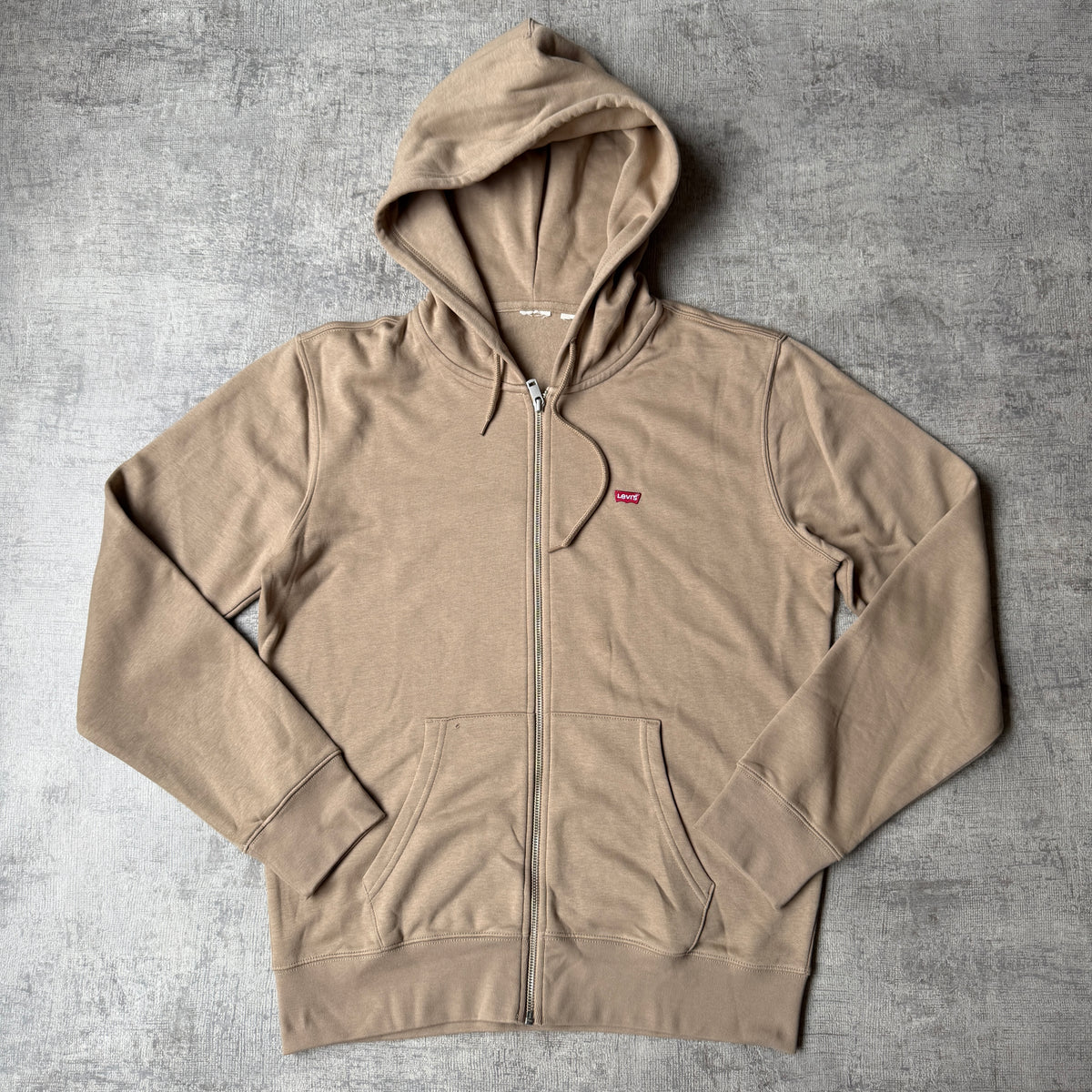 Levi’s Brown Zip Hoodie Fits M/L Mens Full Zip Jumper      -G31