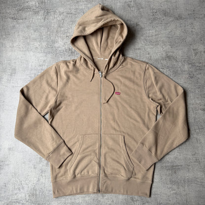 Levi’s Brown Zip Hoodie Fits M/L Mens Full Zip Jumper      -G31