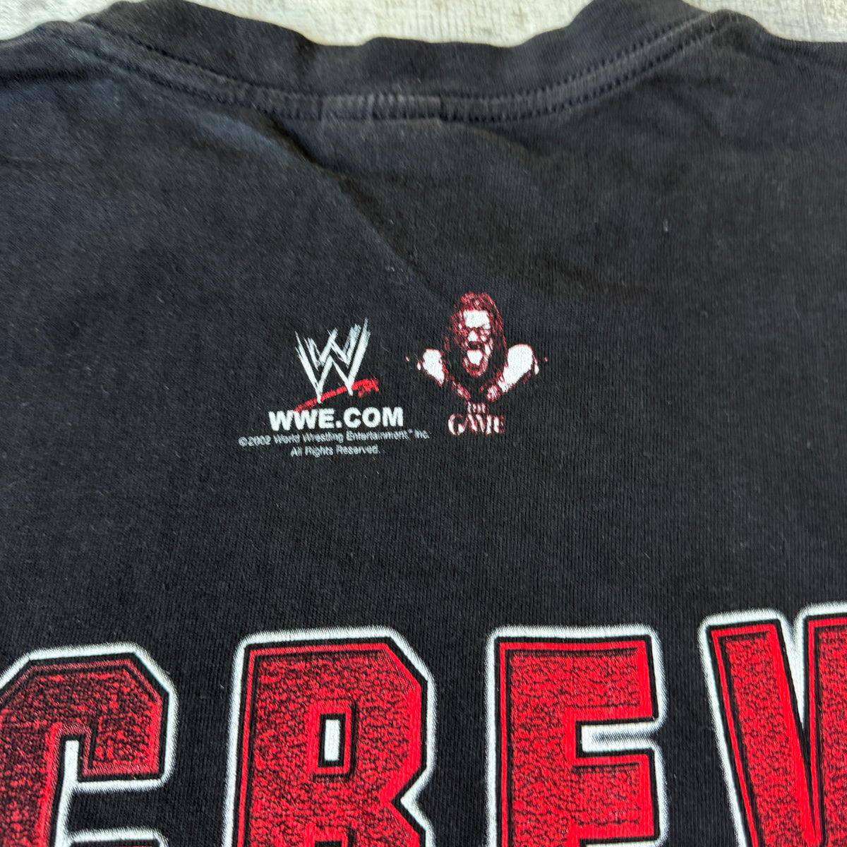 Vintage WWE “Screw The Rules” Triple H 2002 T-Shirt Size S Mens Wrestling Tee           -H46