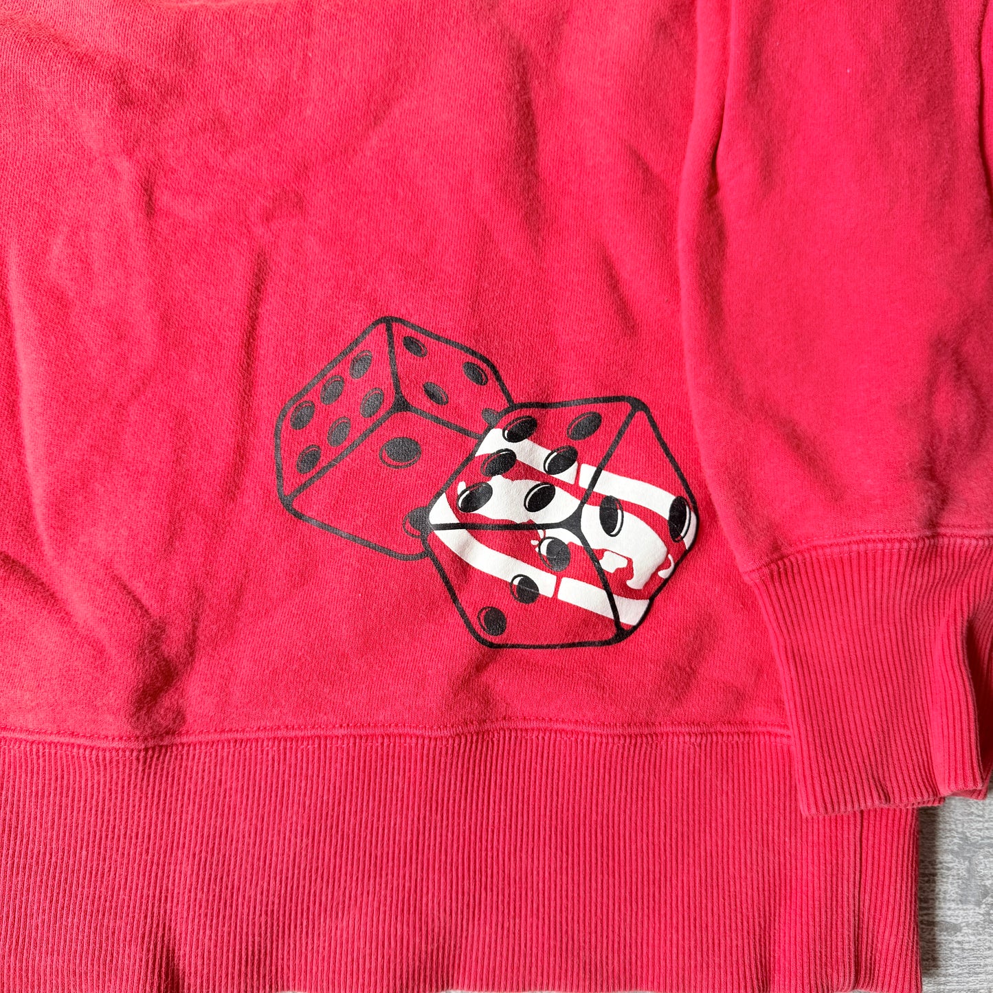 Ecko Function Y2K Red Dice Graphic Sweater Size L Mens           -C13