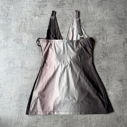 Miss Cherry Y2K Tank Top Size S Womens Black Grey NWT's              -C40