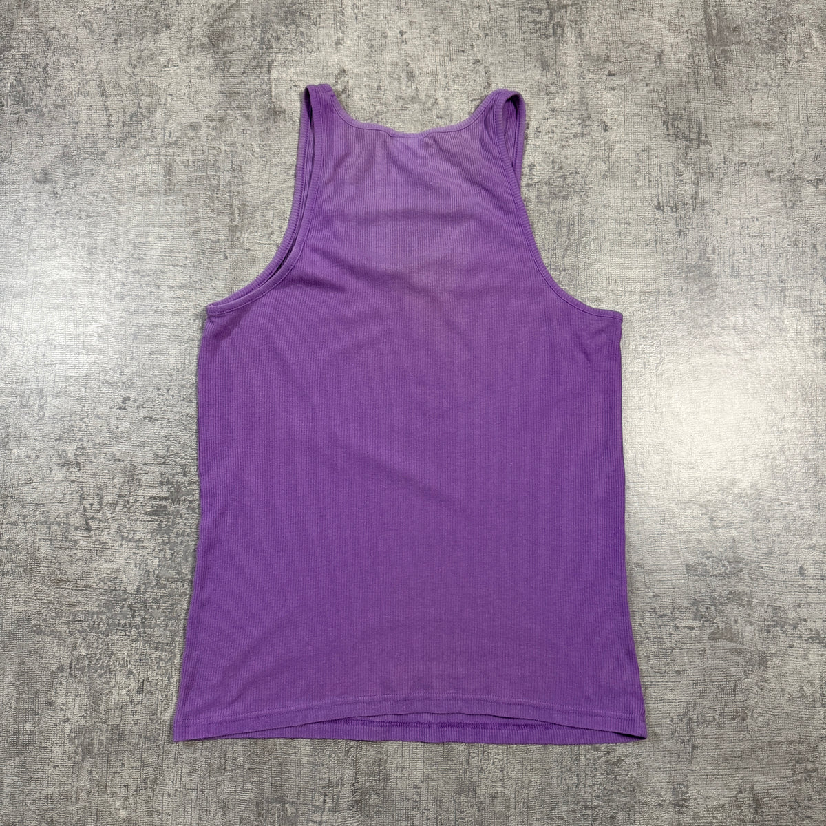 Vintage M&M Womens Purple Graphic Singlet Size 2XL Womens Tank Top            -I48