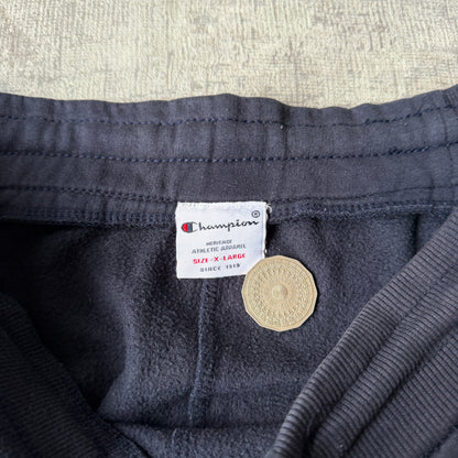 Vintage Champion Logo Track Pants Size XL Mens Navy Blue Elastic Waist           -H15