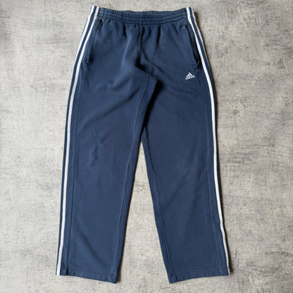 Adidas Baggy Track Pants Size M Mens Navy/ White Embroidered            -B37