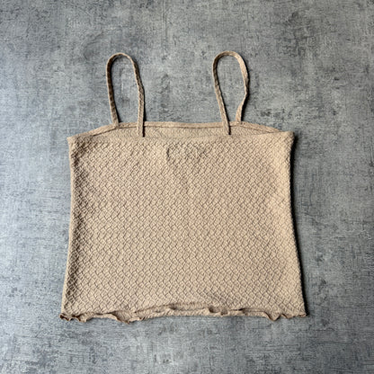 Hollister Y2K Womens Beige Cami Top Size M          -G52