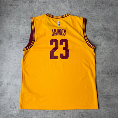 Cleveland Cavaliers Lebron James #23 Adidas NBA Jersey Size L Mens 2016     -G21