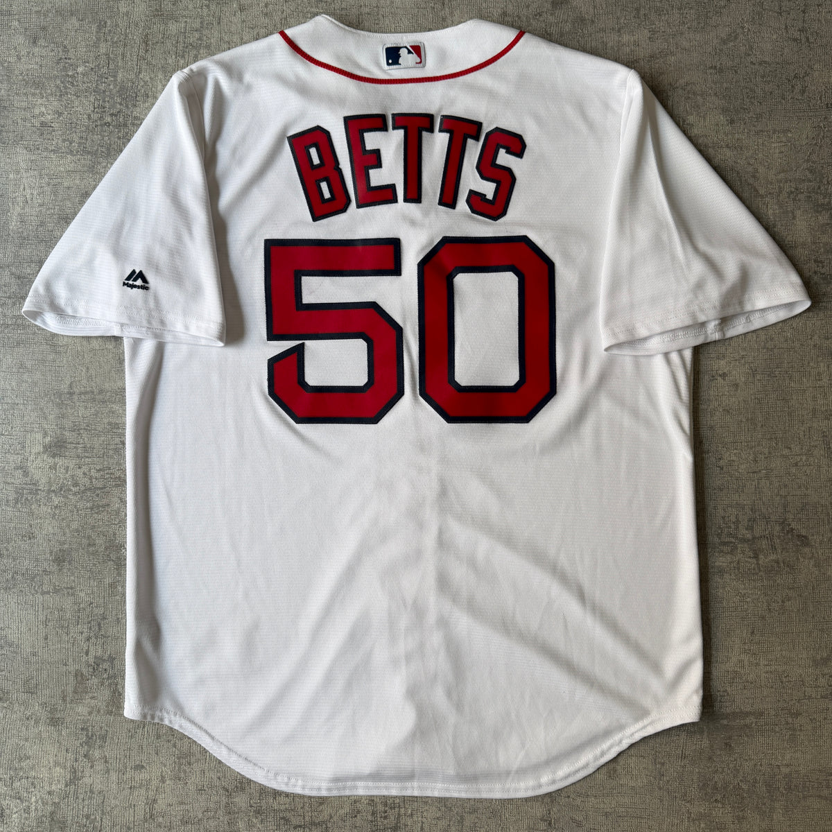 Boston Redsocks MLB Baseball Jersey Size L Mens #50 Betts                   -E18