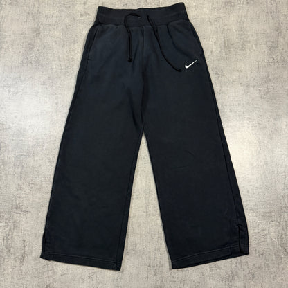 Nike Baggy Black Sweat Pants Size M Super Baggy Embroidered      -I22