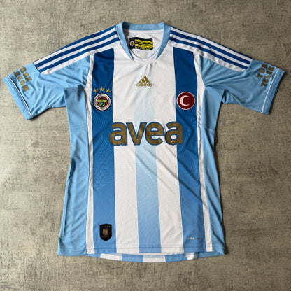 Fenerbahce Turkish League 2011-12 Away Soccer Jersey Size M Mens                   -E21
