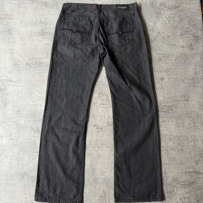GUESS Vintage Black Jeans 34 Straight Leg Denim            -F7