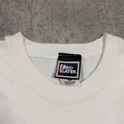 Vintage 1999 NFL Super Bowl White Graphic Tee Size M Mens                 -I60