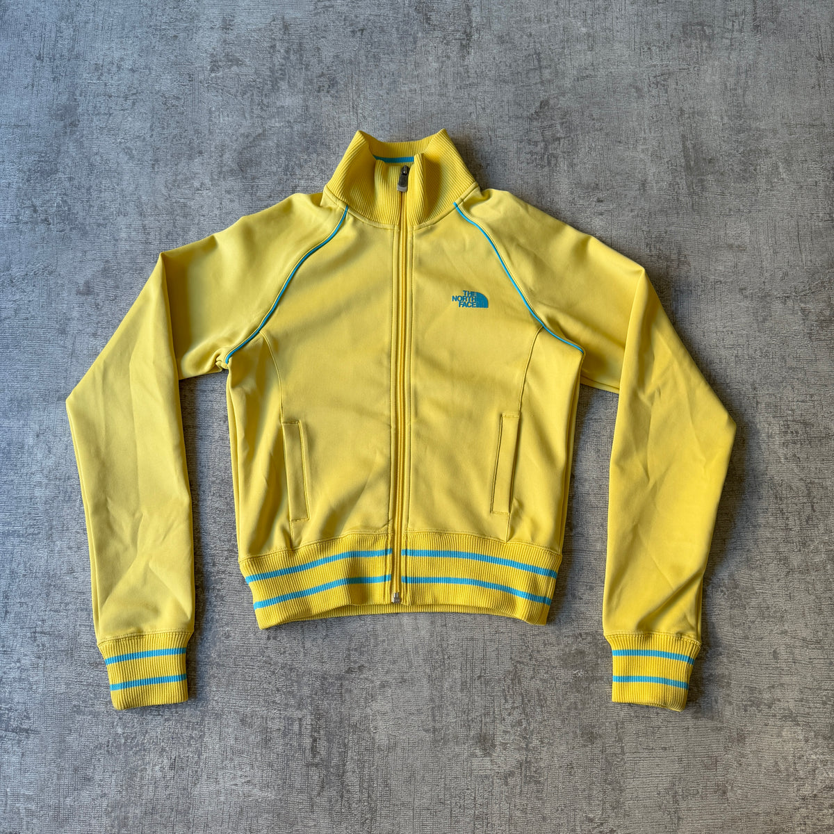 The North Face Womens Y2K Pastel Yellow Track Jacket Size XS                 -D30