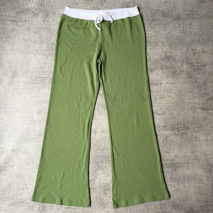 Xcepsion Green Y2K “Bling Bling” Sweatpants Size L Womens NWT’s          -G5
