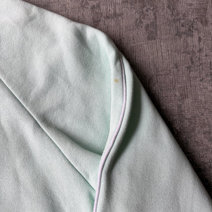 New Balance Vintage Womens Quarter Zip Jumper Size M Mint Green                  -F24