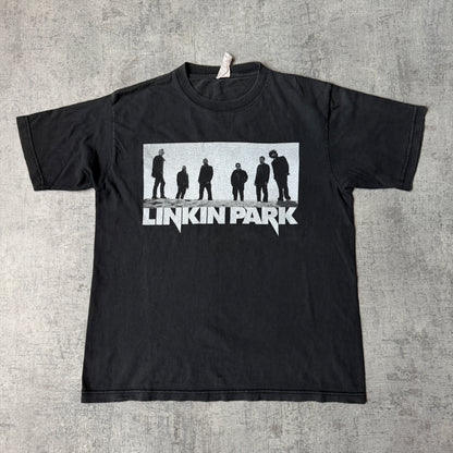 Linkin Park 2007 Tour T-Shirt Size M Mens Black Y2K Tee        -G37