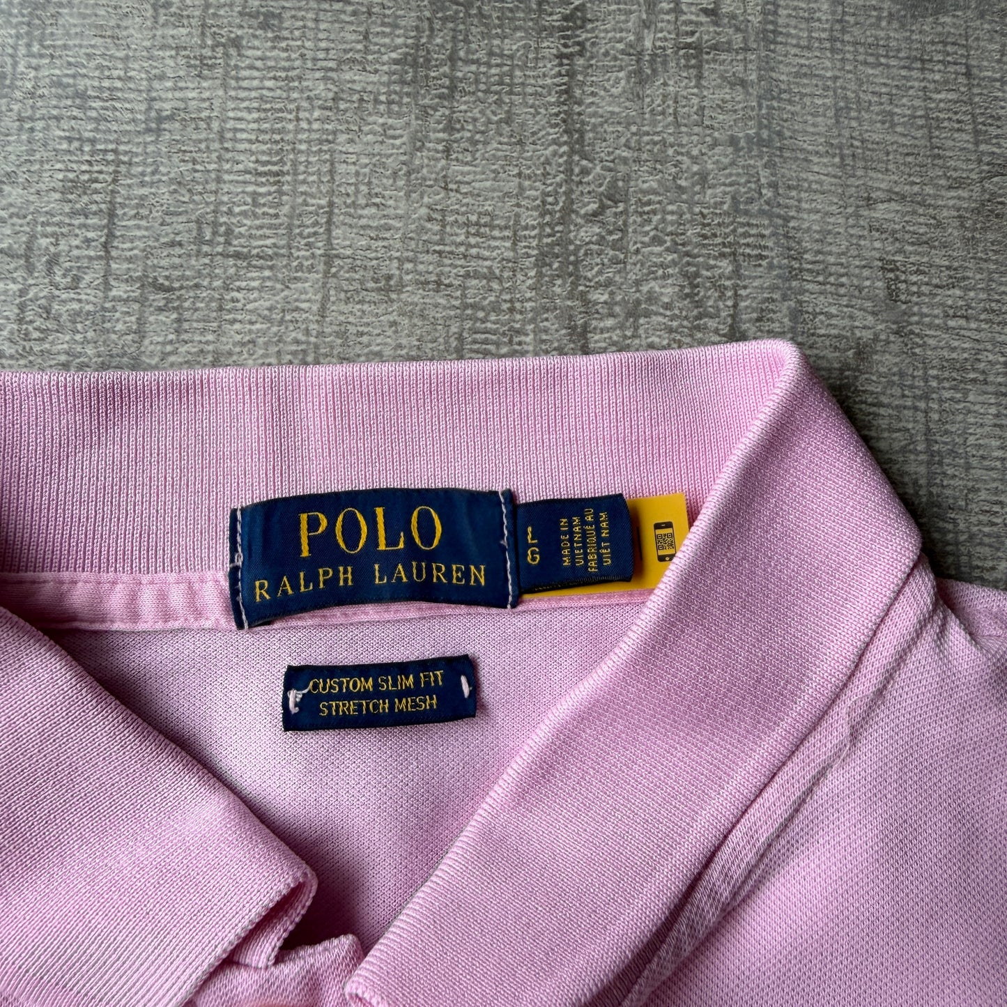 Polo Ralph Lauren Mens Pink Polo Shirt Size L Mens             -A55