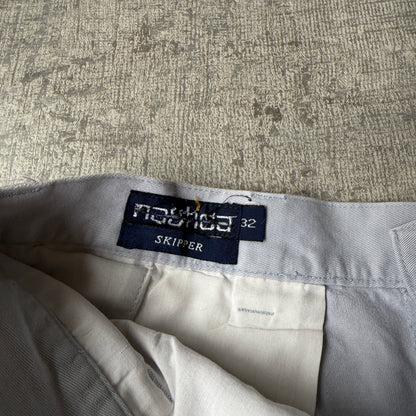 Nautica Y2K Baby Blue Pleated Dress Shorts Size 32 Mens       -G12