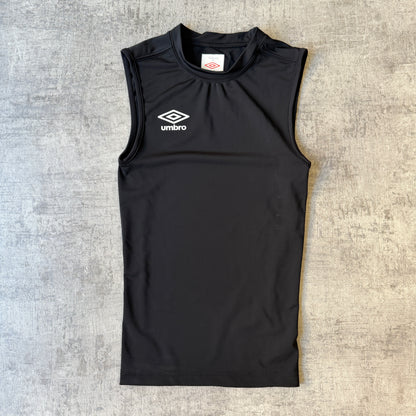 Umbro Womens Athletic Tank Top Size S Black Y2K Singlet           -D42