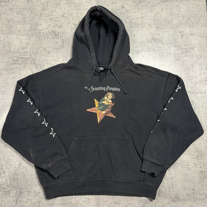 Smashing Pumpkins Black Graphic Hoodie Size L Jumper                -F33