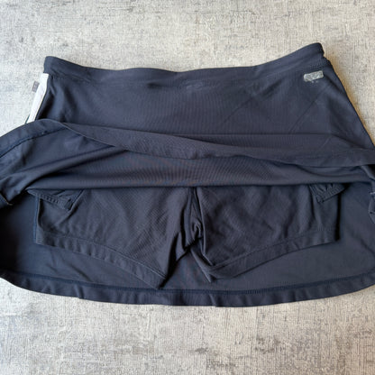 Nike Y2K Micro Tennis Skort Size S Womens Low Waist Black              -B58