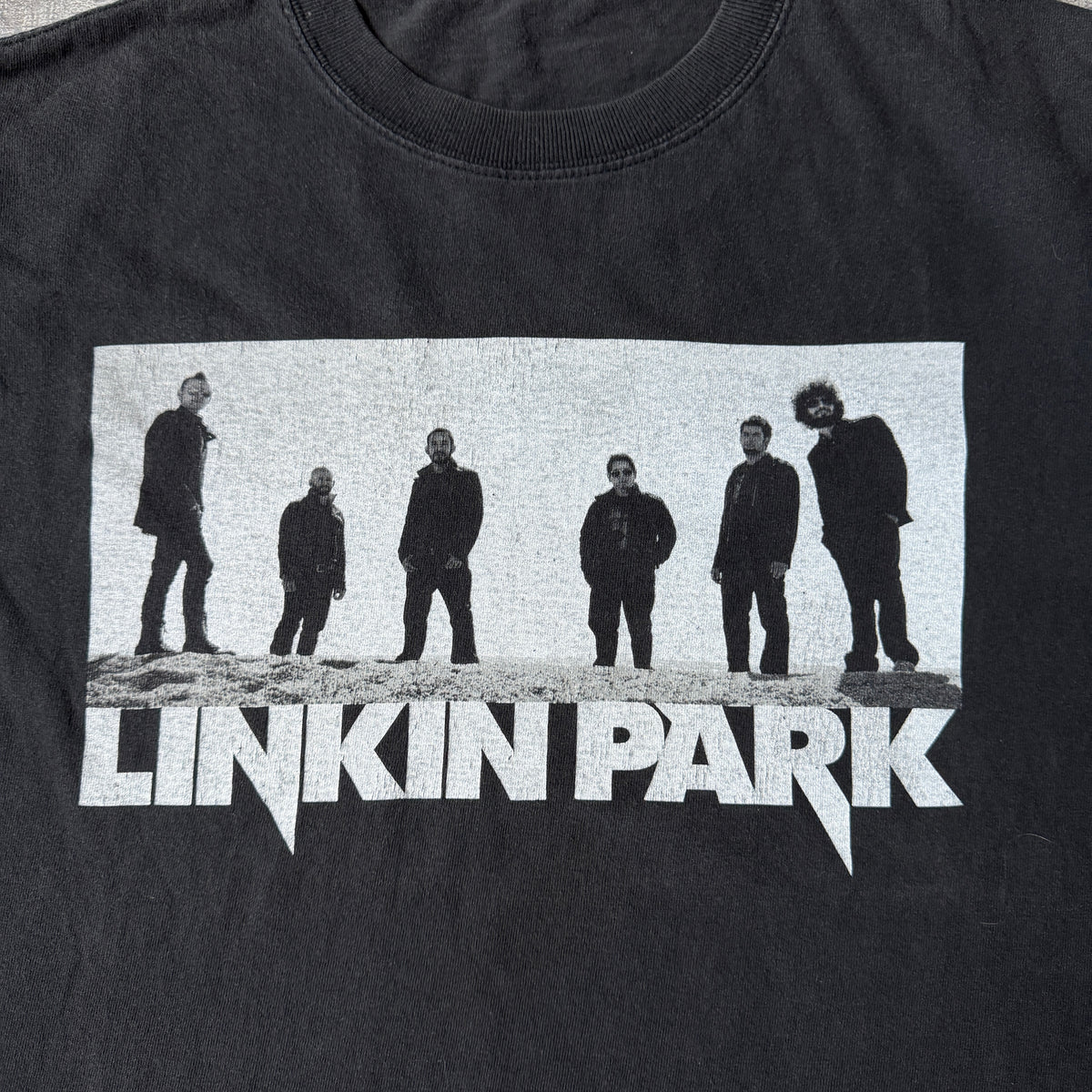 Linkin Park 2007 Tour T-Shirt Size M Mens Black Y2K Tee        -G37