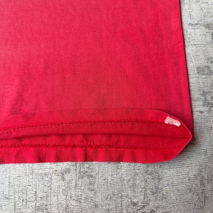 Quiksilver Vintage Red Graphic T Shirt Size XL Mens Single Stitch Made In USA          -G45