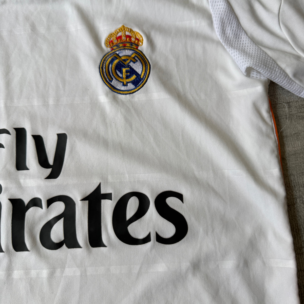 Real Madrid Adidas Soccer Jersey Size S Mens White Kit              -D1