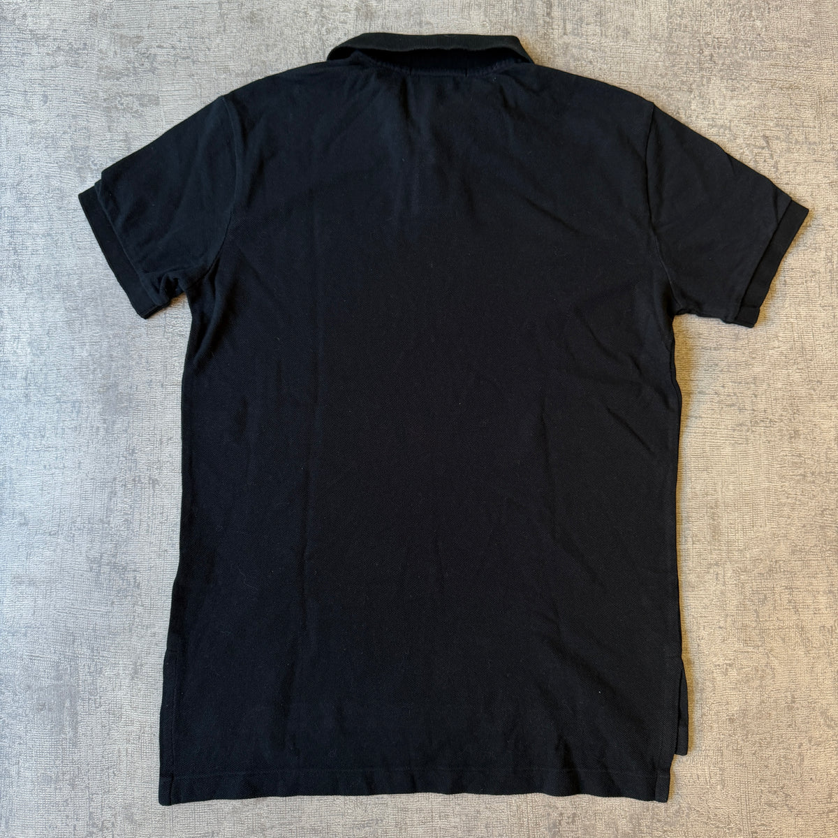 Polo Ralph Lauren Mens Black Polo Shirt Size S Small Pony Y2K              -C67