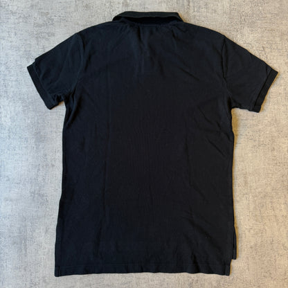 Polo Ralph Lauren Mens Black Polo Shirt Size S Small Pony Y2K              -C67