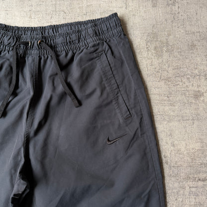 Nike Y2K Athletic Shorts Grey Size L Mens Blue Label        -H18