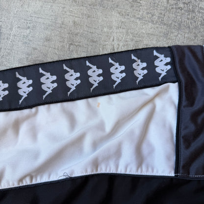 Vintage Kappa Track Jacket Size M Mens Black White Full Zip          -A39