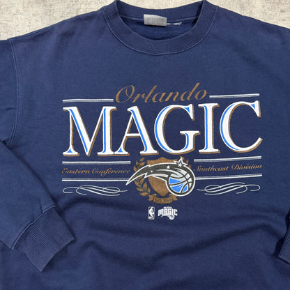 Orlando Magic Navy Blue NBA Sweater Fits Size L Mens     -I28