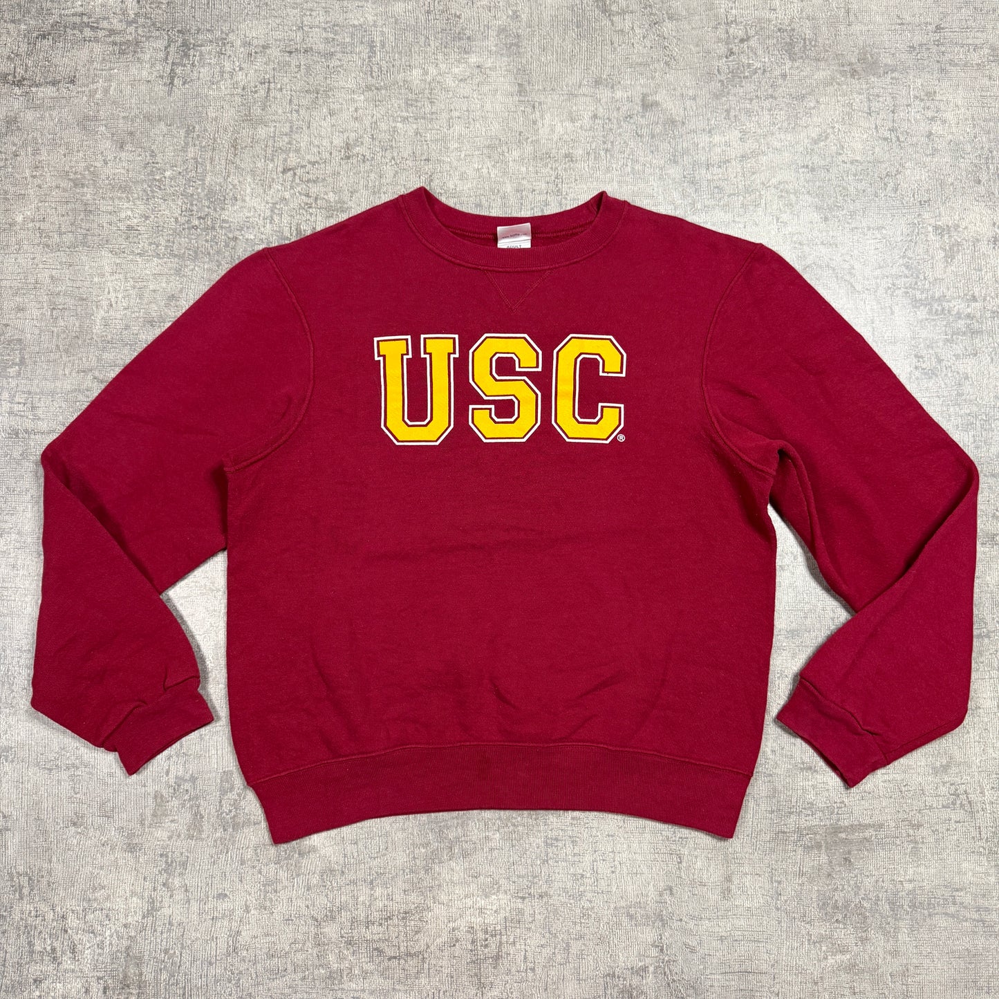 USC Vintage College Sweatshirt Size S Red SOFFE Pullover                -D20