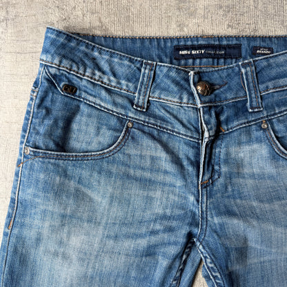 Miss Sixty Womens Y2K Low Rise Jeans Size 27 Blue Denim         -H12