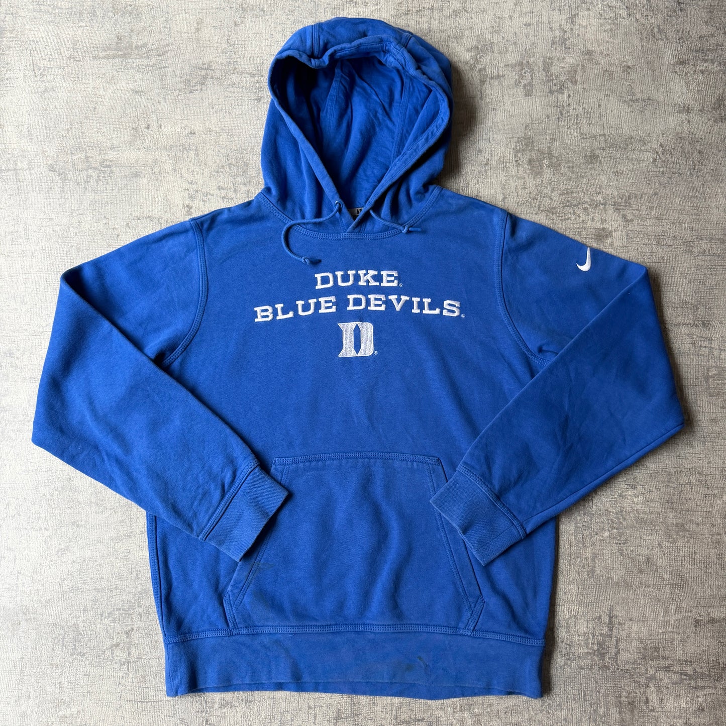 Nike Y2K Duke Blue Devils Hoodie Size S Mens Blue Pullover           -H26