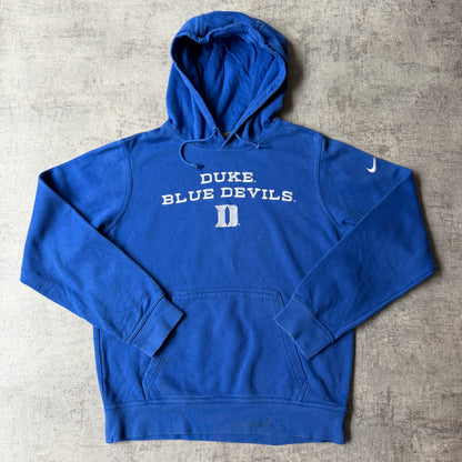 Nike Y2K Duke Blue Devils Hoodie Size S Mens Blue Pullover           -H26