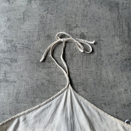 Vero Moda Beige Halter Neck Top Size M Womens Elastic Back       -B16