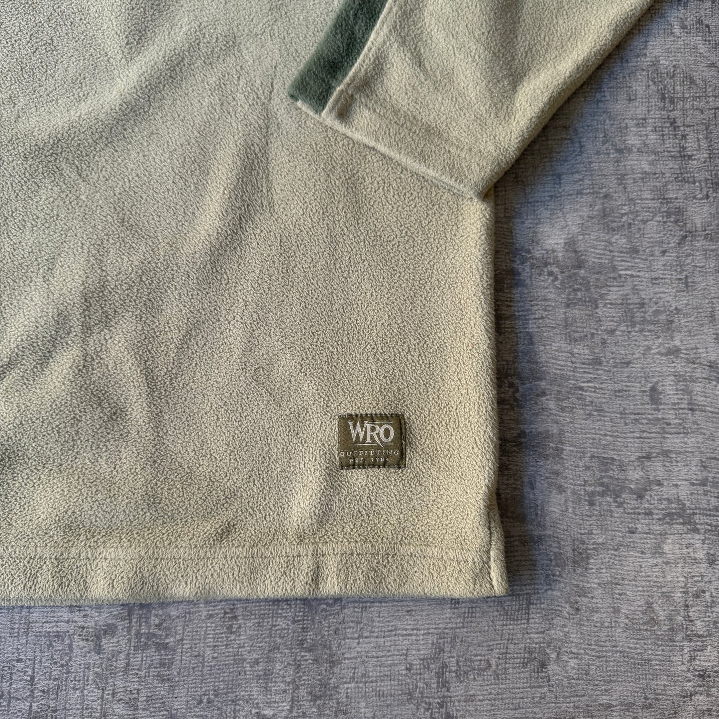 Wind River Vintage Fleece Sweater Size M Mens Green Pullover                -D26