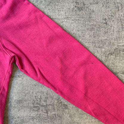 Paul Frank Pink Y2K Hoodie Size 12 Womens Graphic Pullover        -A41