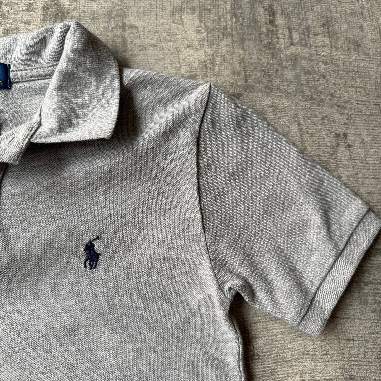 Polo Ralph Lauren Womens Polo Shirt Size S Grey Y2K            -B19