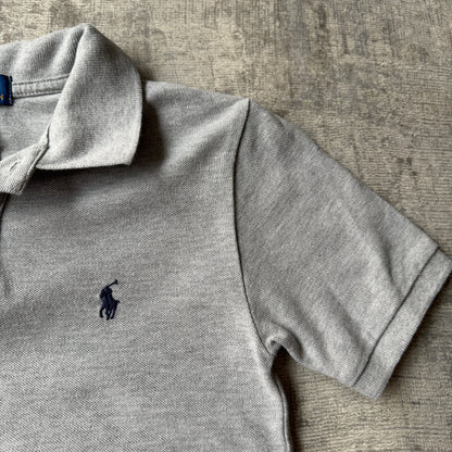 Polo Ralph Lauren Womens Polo Shirt Size S Grey Y2K            -B19