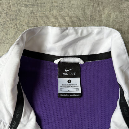 Nike Y2K Track Jacket Size S Purple White Gold Full Zip          -G24