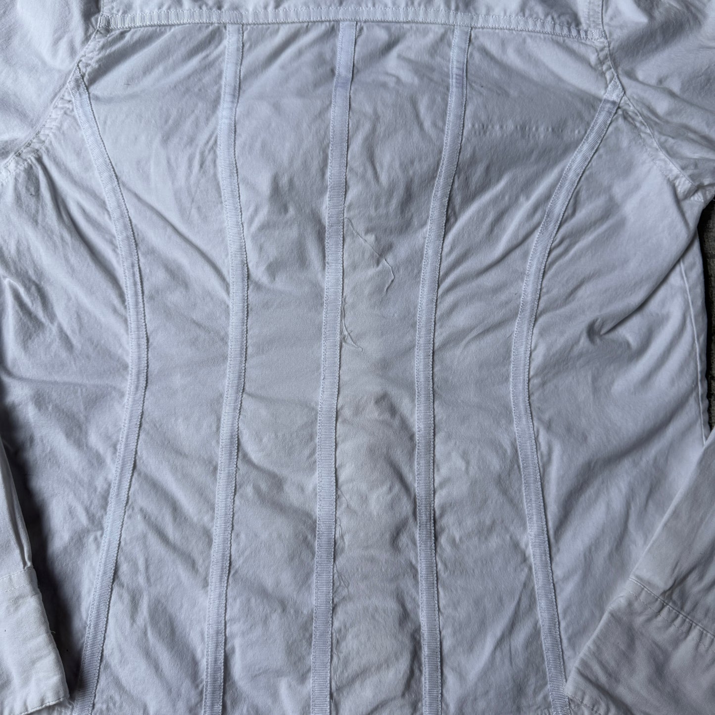 Tokito Womens Y2K Whited Fitted Button Up Shirt Size 12 Womens             -A61