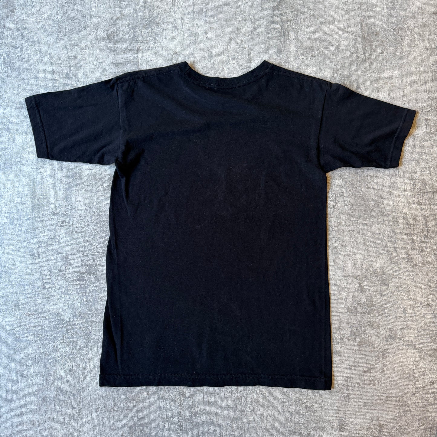 Vintage ARMY Black Graphic T-Shirt Size S Mens Camo Logo      -H45