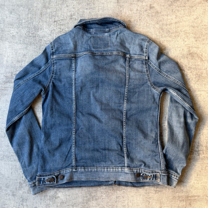 Levi's Denim Jacket Size L Womens Light Blue Denim Button Down                 -A43