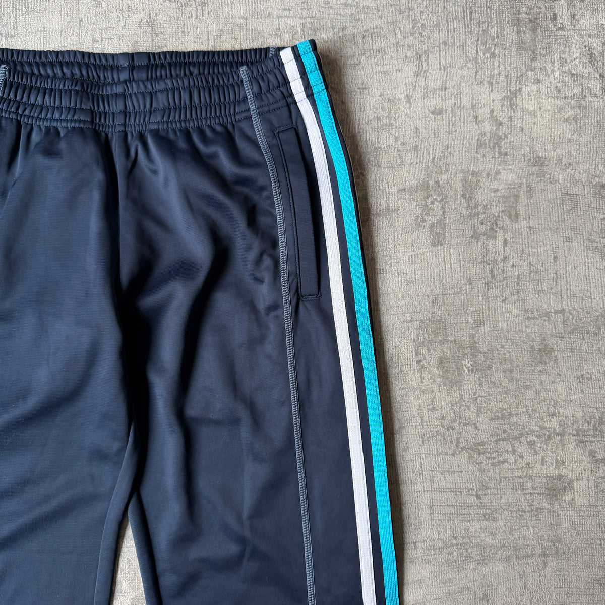 Adidas Y2K Womens Navy Track Pants Size 8 Arch Logo          -H16
